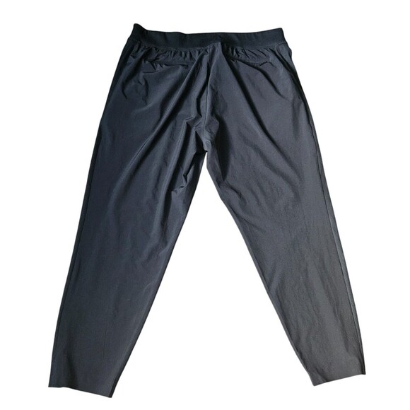 Athleta Womens size 14P Brooklyn Ankle Pant Black Stretch Pockets Essential - Picture 2 of 16